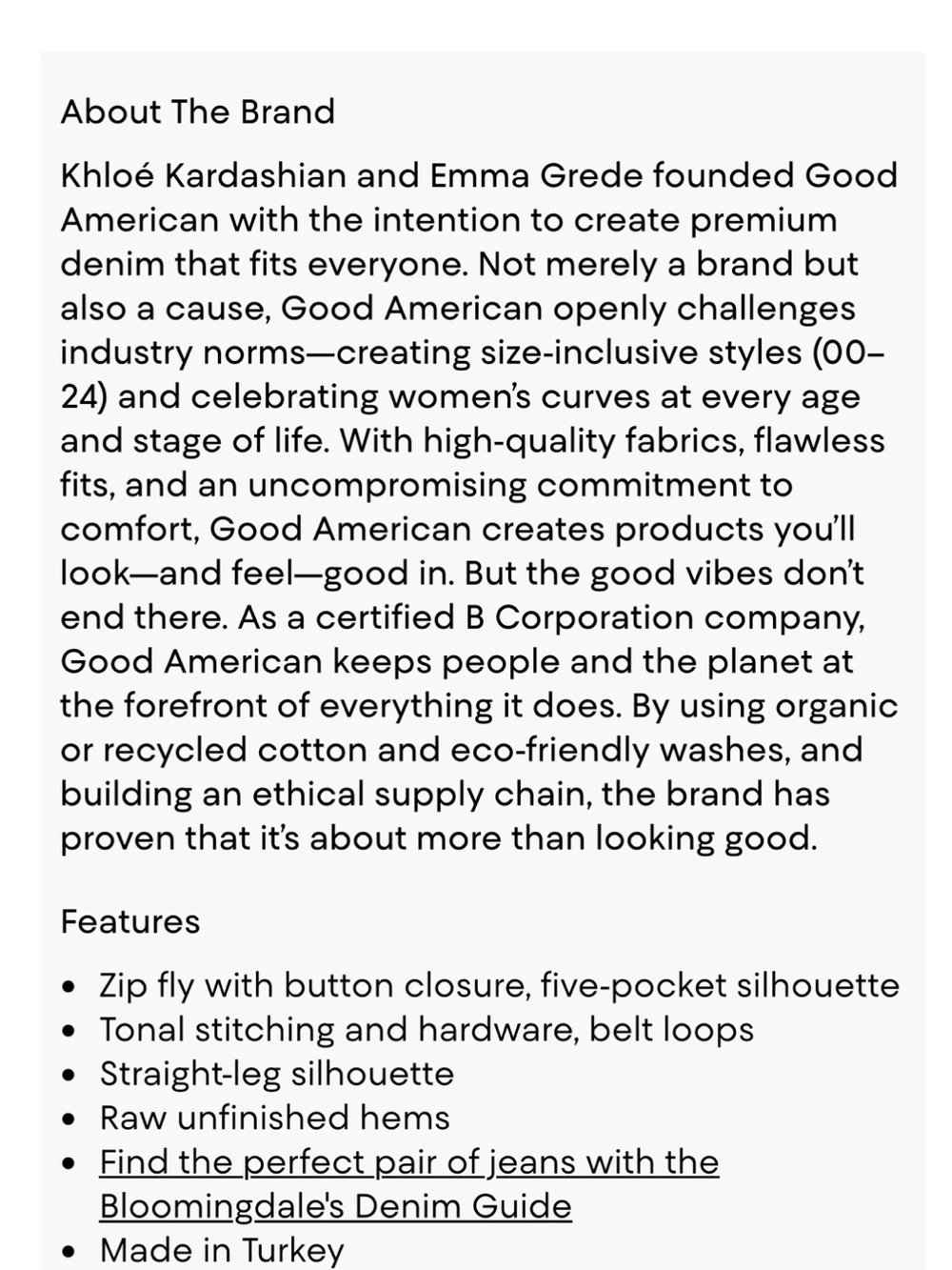 Good american good straight high rise raw hem jean - Picture 6 of 7